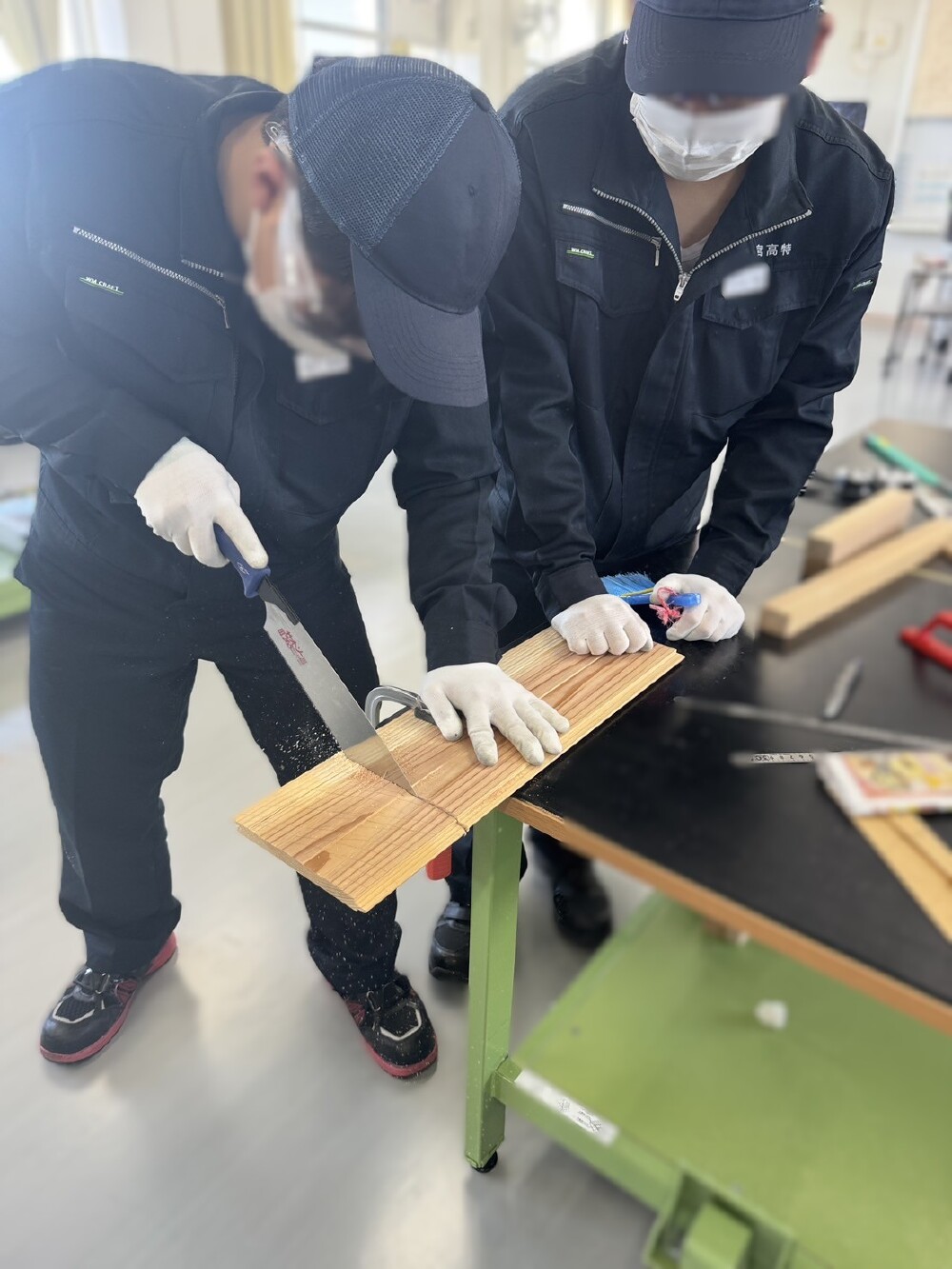 名古屋市立若宮高等高校の生徒さん。