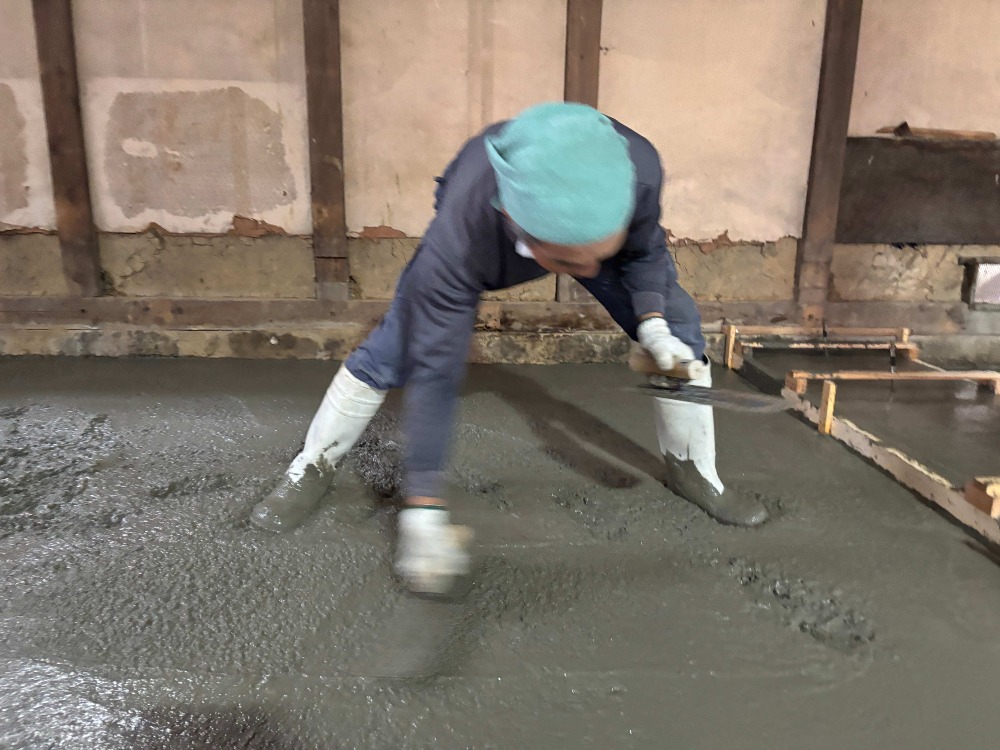 生コン打設