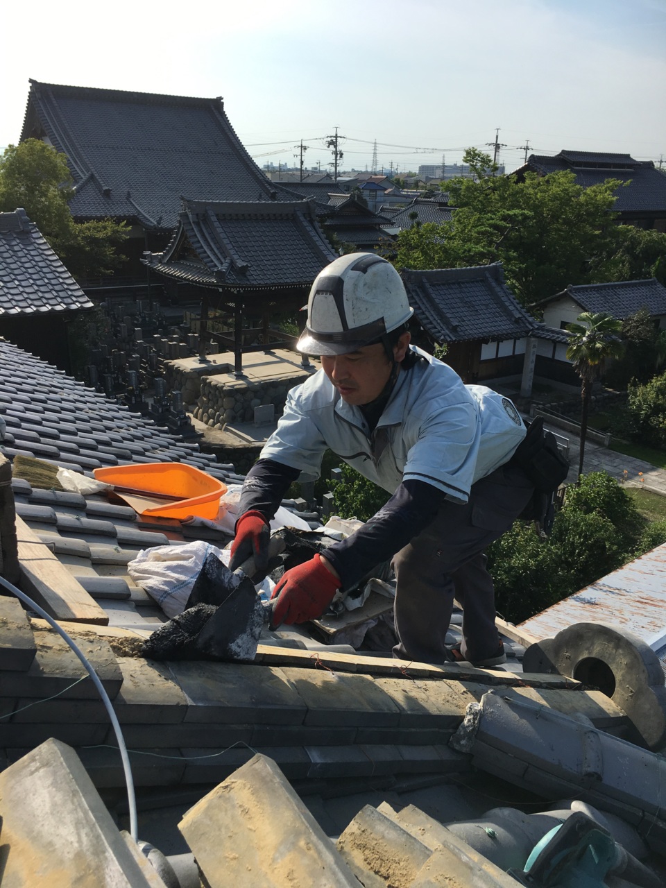 下り鬼のやりかえをする、北野君！超 暑いっす！