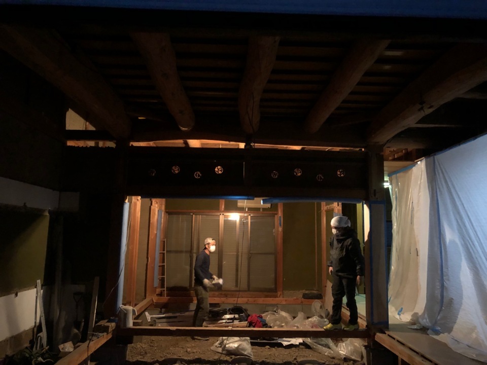 解体もひと段落しました。
