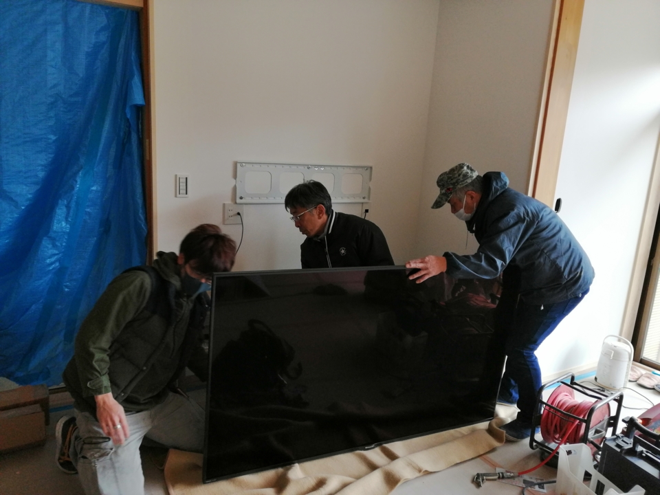 テレビ取り付け