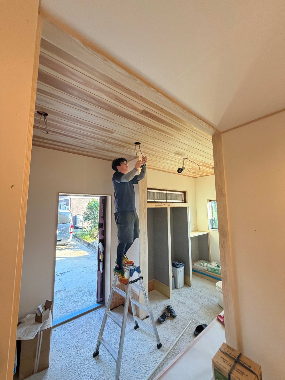 照明器具施工