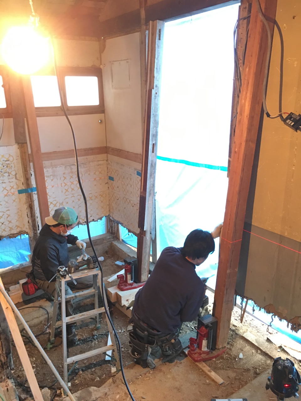土台の取替えにかかっています！
