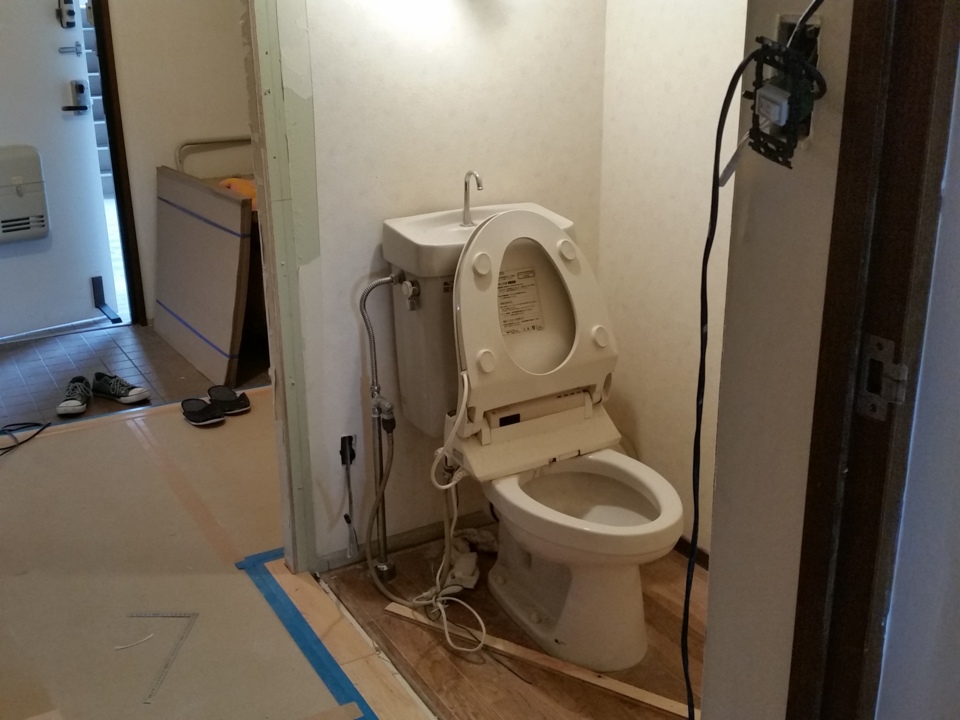 ｵｰﾌﾟﾝになっていたトイレが。。。