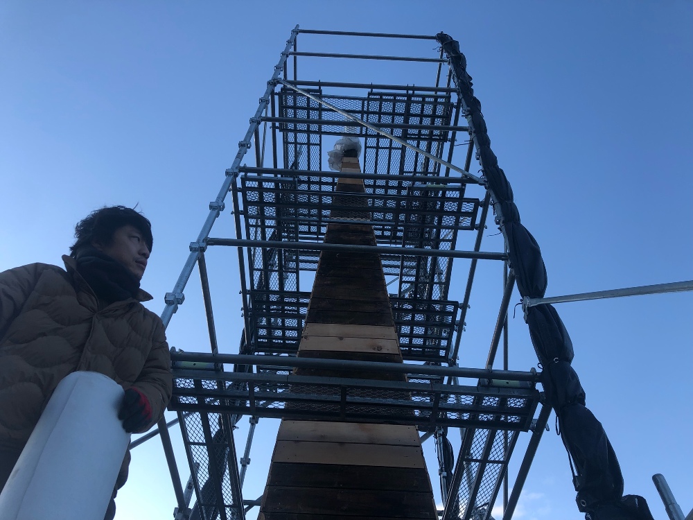 腐っている野地板を取り替え、しっかり防水しました（山本）