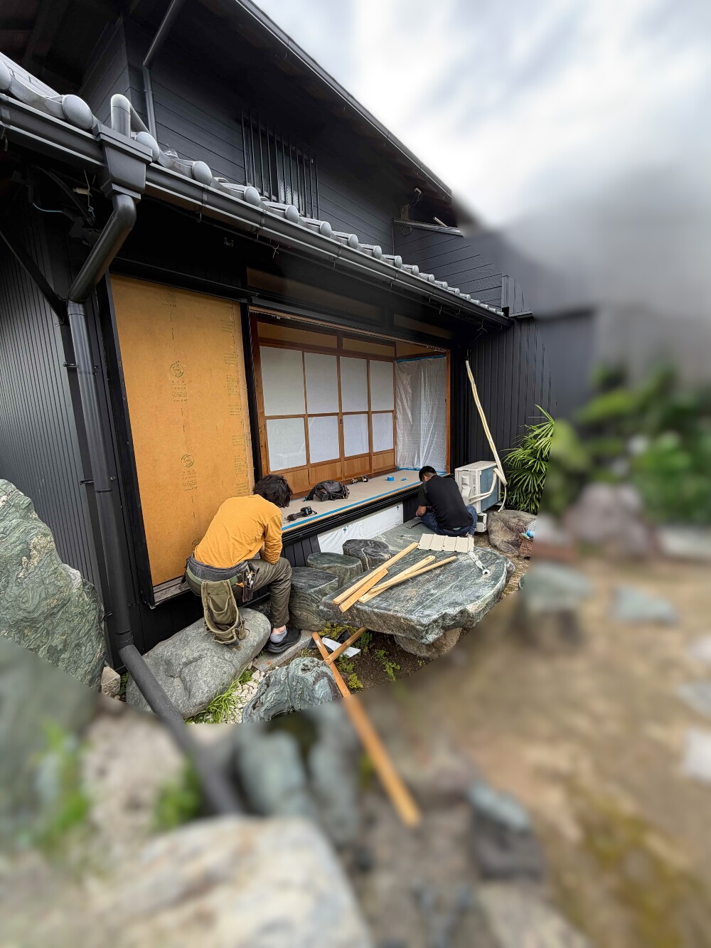 電動シャッターへの交換工事
