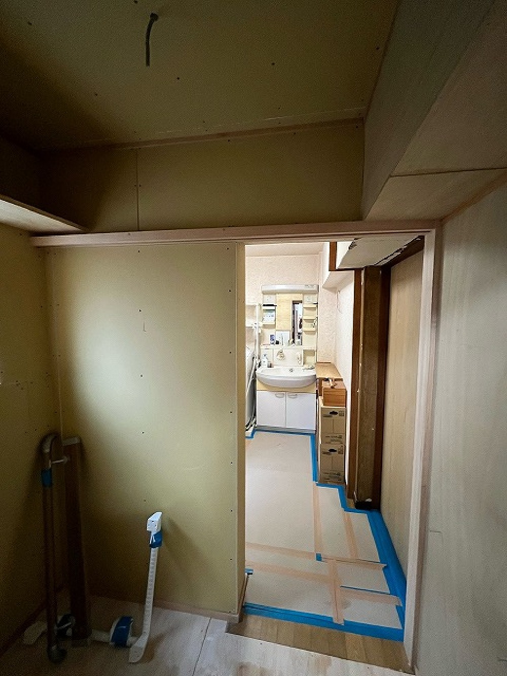 （天白区・T様邸・トイレ改装工事）大工仕事完了しました（三浦）