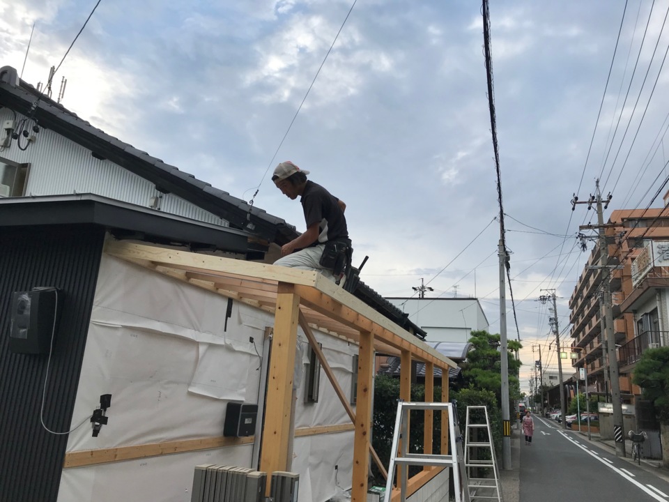 建て込み完了です。