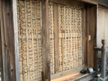 木製戸箱の改修工事