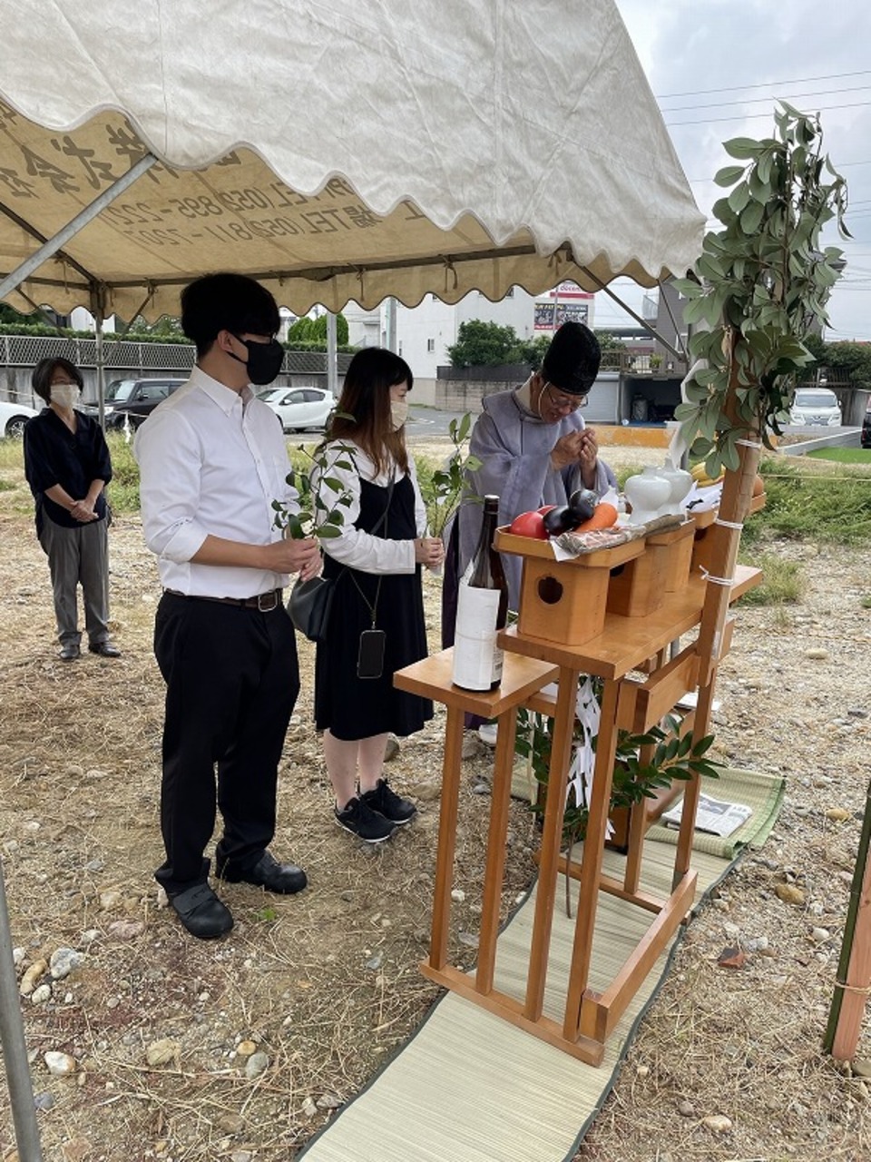 地鎮祭が、執り行われました。T様邸  いよいよ着工です（白井）