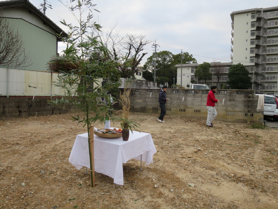 地鎮祭が執り行われました。