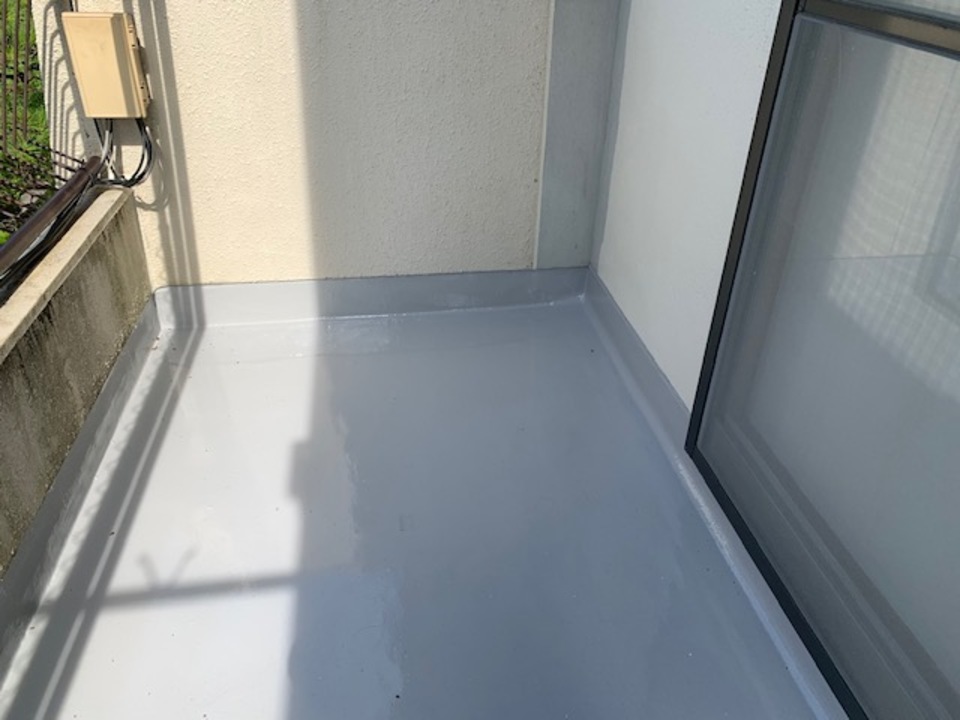  ベランダ防水工事完了です（E様邸）
