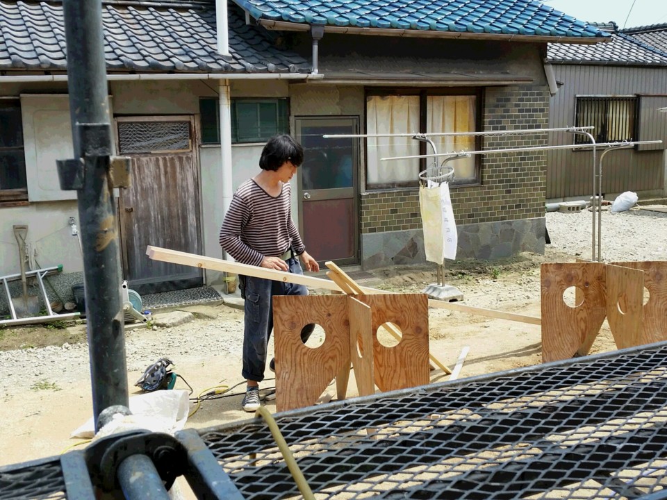 中川です、暑さに負けそうになりながらがんばる寺西くん。負けたかも・・・