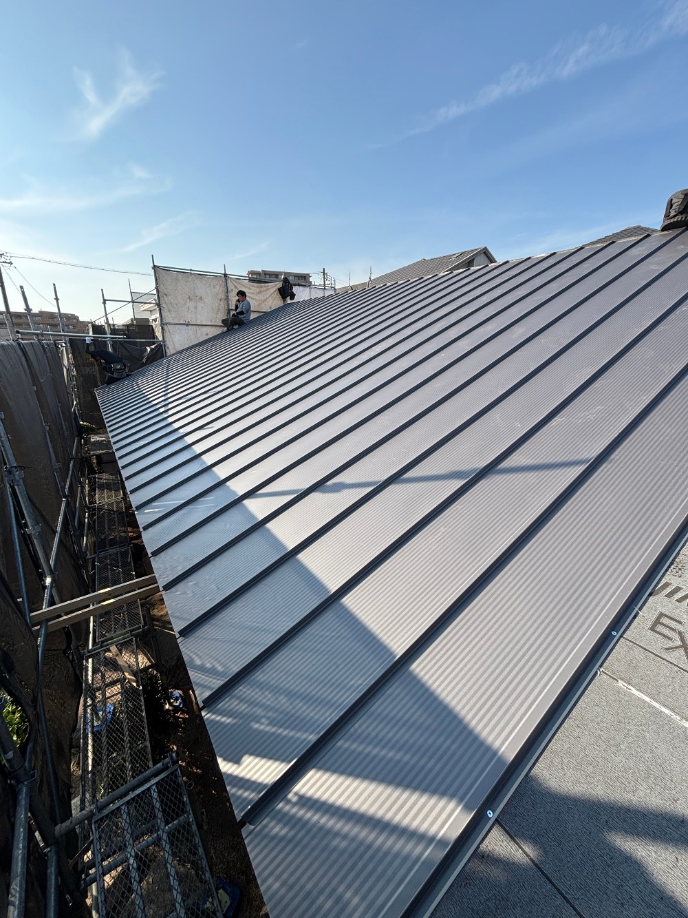 立平葺き屋根工事