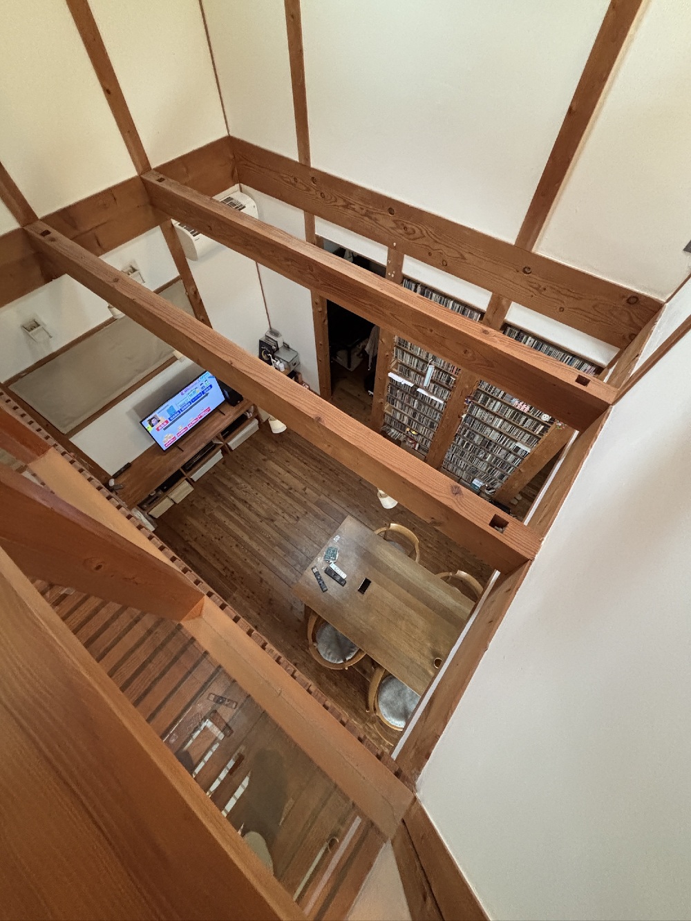 18年前建てさせていただいたS様邸 吹抜を潰して、一部屋造る打合せをしてきました