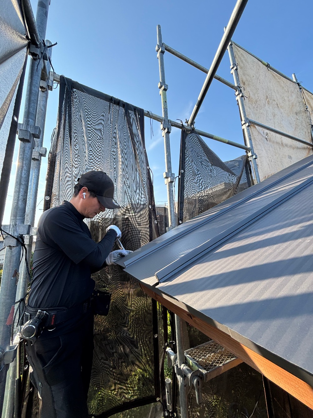 立平葺き屋根工事