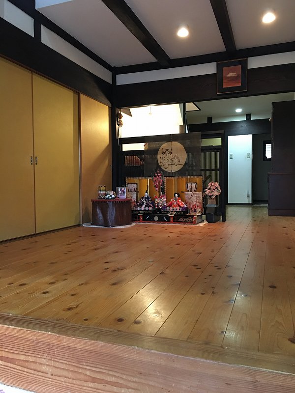 古民家　雛飾り