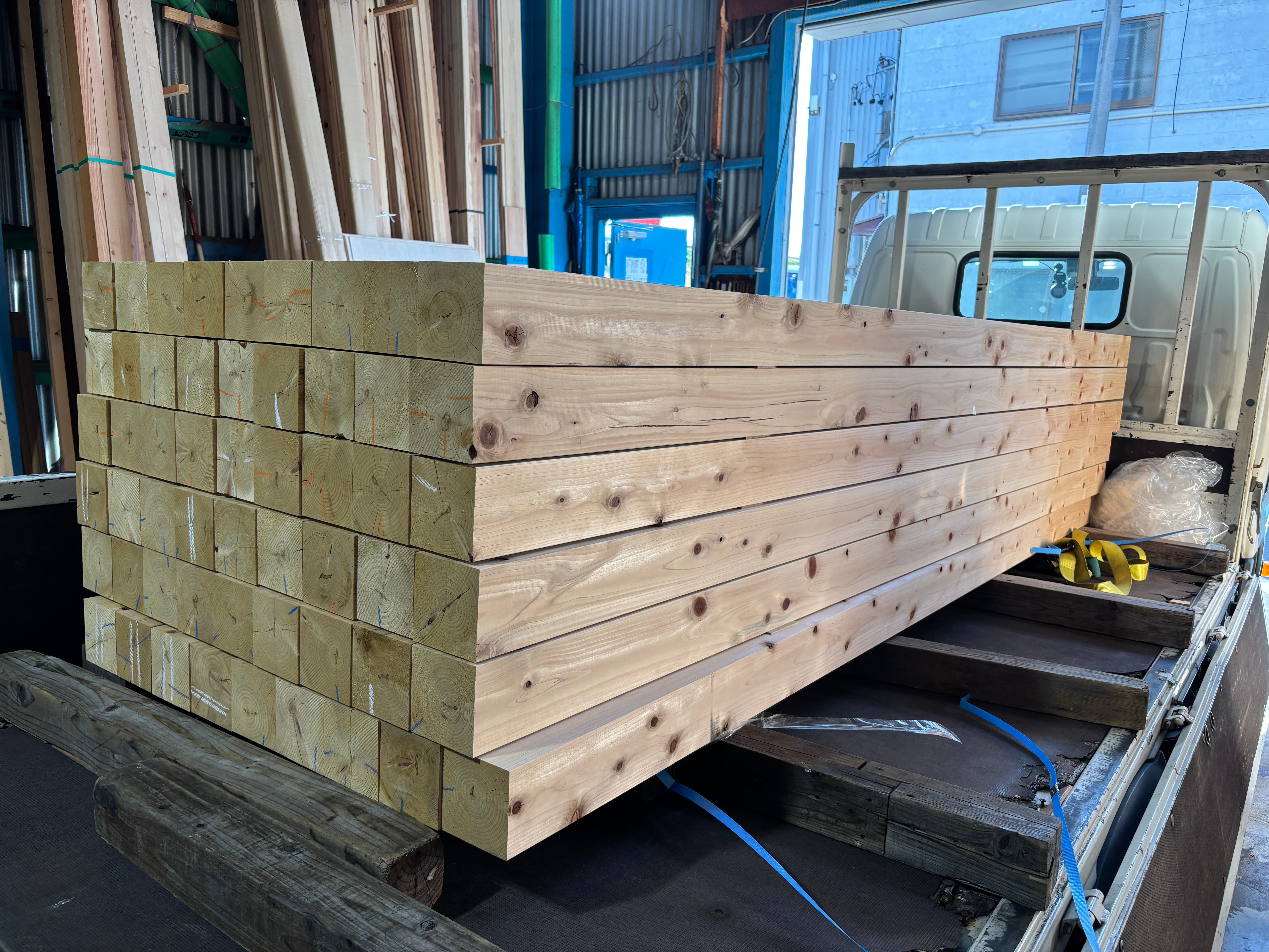 工場ストック材も充実です。