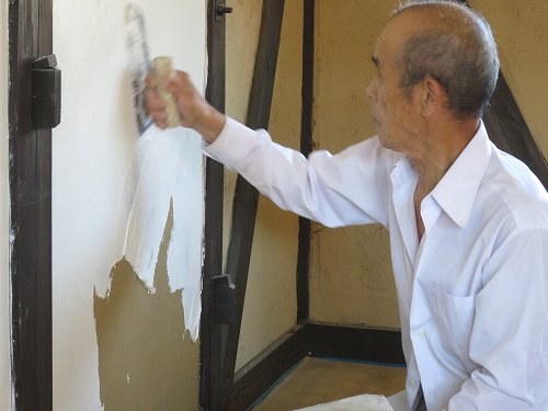 古民家再生　しっくい