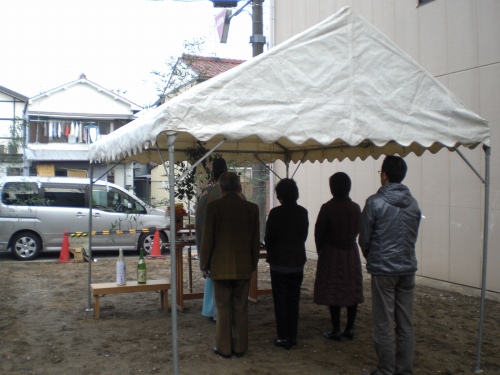 瑞穂区の新築注文住宅-地鎮祭①